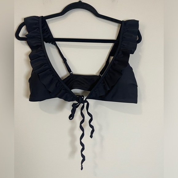 Shein Two Piece Swimsuit Set Size Medium Hot Pink and Black Bikini - Picture 3 of 10